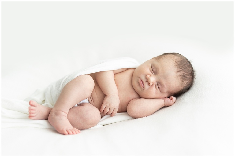 Sleepy newborn photos