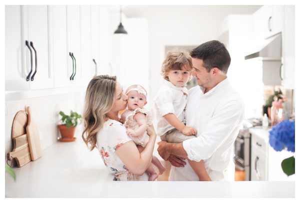 Candid family photo in-home newborn session by Fairfield County CT photographer Forty Seven Moments Photography