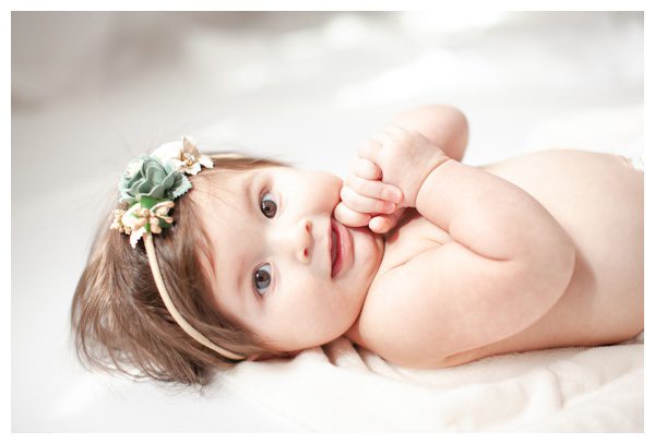 6 months baby milestone session - Fairfield County