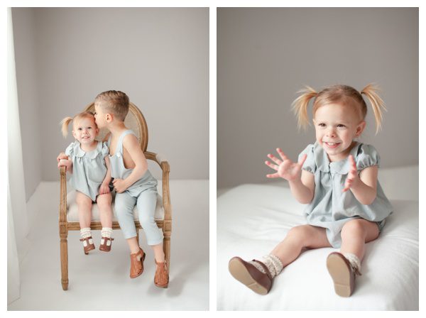 Children's studio portraits