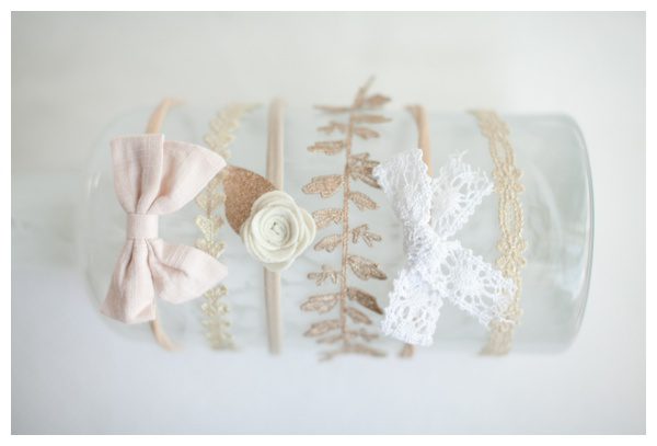 Cute headbands for newborn photos - CT portrait photographer