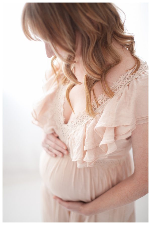 Fairfield County Maternity Photographer professional hair and makeup for maternity portraits