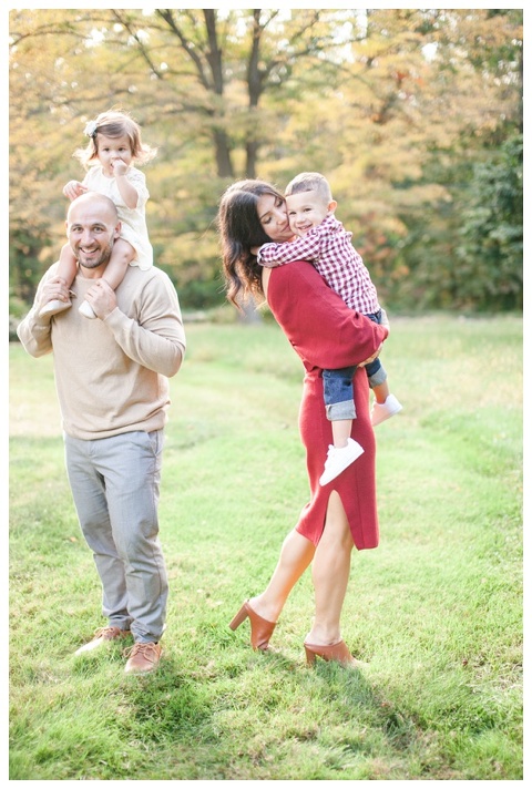 Stress free family portraits