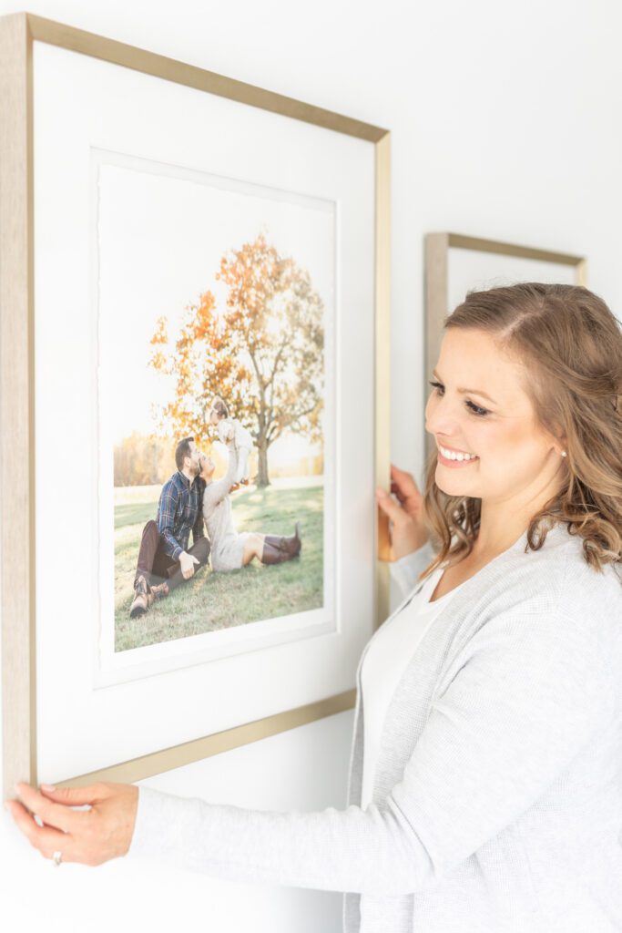 luxury custom framed family portraits in Westchester County New York