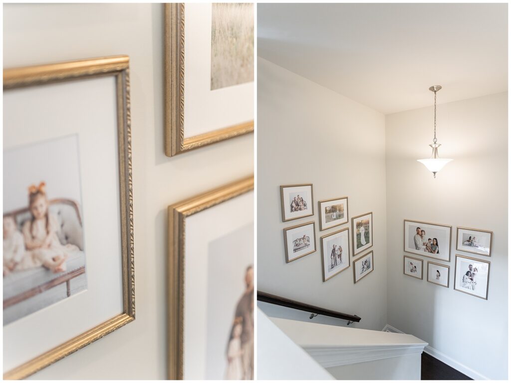 Luxury custom frames of family, maternity and newborn portrait session by the best full-service Fairfield county photographer