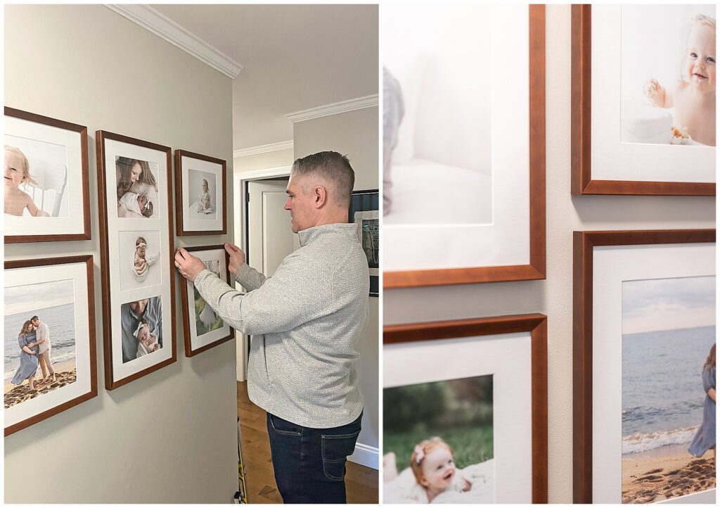 Important instructions on how to safely move heirloom frames by a Westchester County Photograper